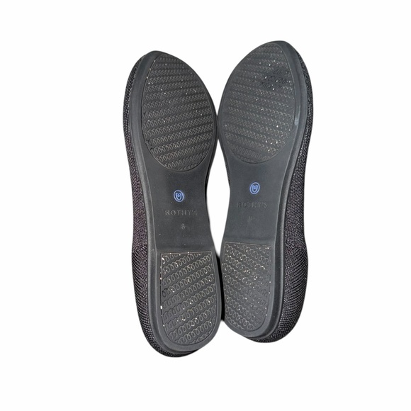 Rothy's The Flat Black Knit Round Toe Ballet Flats Women's Size 8 - Picture 3 of 3